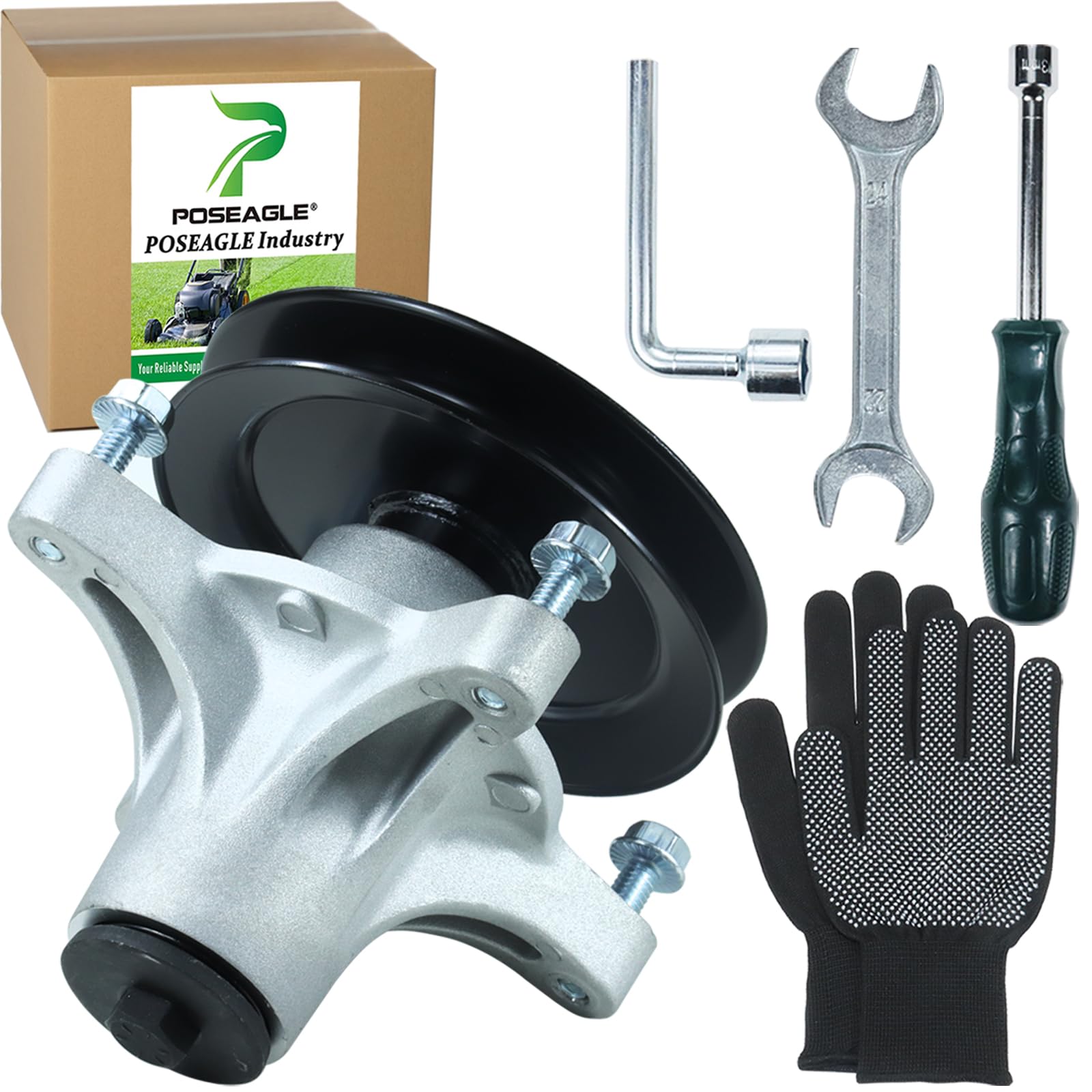 轉用 Amazon.com: POSEAGLE 121-0751 主軸組件125-5575 滑輪替換Toro